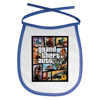 GTA V, Σαλιάρα μωρού αλέκιαστη με κορδόνι Μπλε