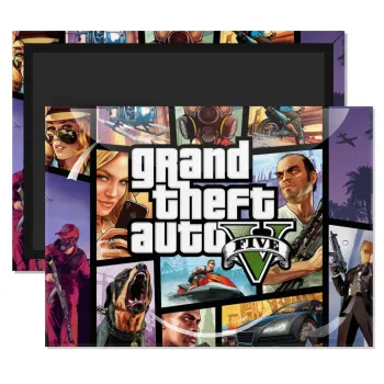 GTA V, Ορθογώνιο μαγνητάκι ψυγείου διάστασης 9x6cm