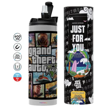 GTA V, Tumbler stainless steel GREY 600ml