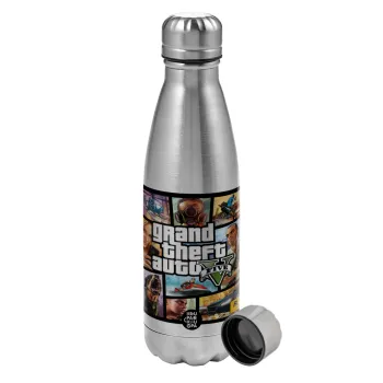 GTA V, Metallic water bottle, stainless steel, 750ml