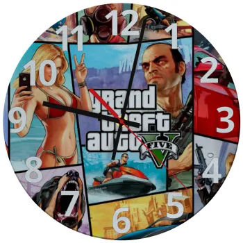 GTA V, Ρολόι τοίχου γυάλινο (30cm)
