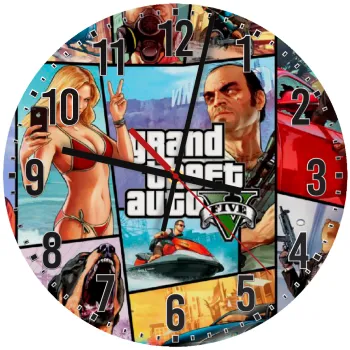 GTA V, Ρολόι τοίχου ξύλινο (30cm)