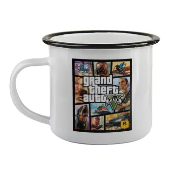GTA V, Κούπα εμαγιέ με μαύρο χείλος 360ml
