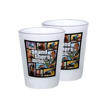 GTA V, Σφηνοπότηρα γυάλινα 45ml του πάγου (2 τεμάχια)
