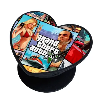 GTA V, Phone Holders Stand  καρδιά Μαύρο Βάση Στήριξης Κινητού στο Χέρι