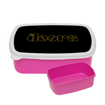The Doors, ΡΟΖ παιδικό δοχείο φαγητού (lunchbox) πλαστικό (BPA-FREE) Lunch Βox M18 x Π13 x Υ6cm