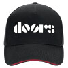 DRILL Adult Ultimate Hat BLACK/RED, (100% COTTON, ADULT, UNISEX, ONE SIZE)