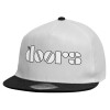 Child's Flat Snapback Hat, White (100% COTTON, CHILDREN'S, UNISEX, ONE SIZE)