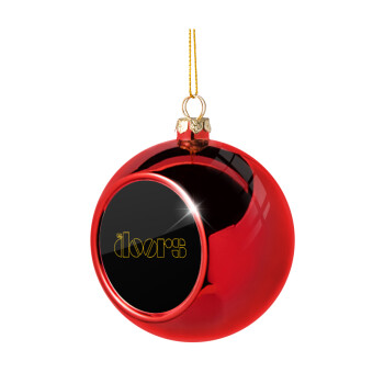 The Doors, Χριστουγεννιάτικη μπάλα δένδρου Κόκκινη 8cm