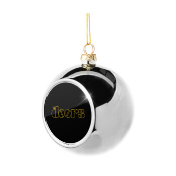 The Doors, Silver 8cm Christmas tree ball ornament