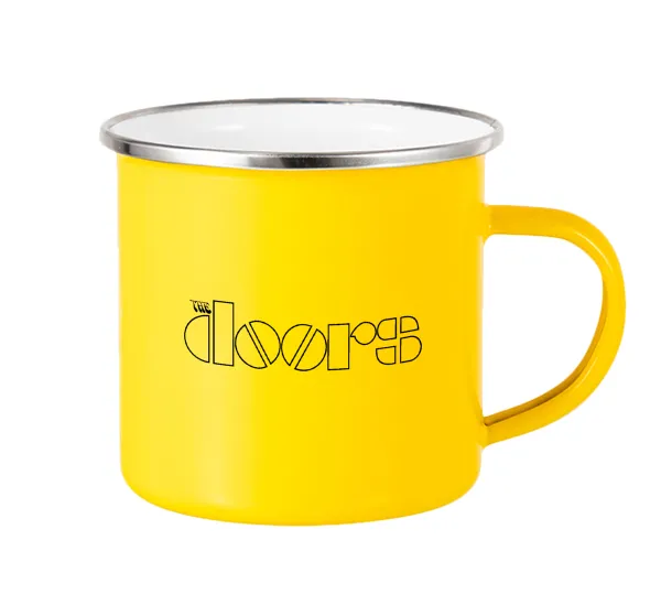The Doors — Yellow Enamel Metallic Cup 360ml