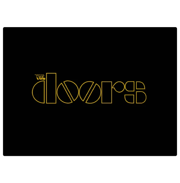 The Doors — Επιφάνεια κοπής γυάλινη (38x28cm)