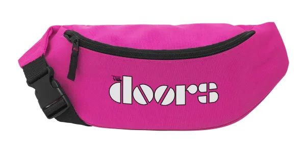 The Doors — Unisex waist bag (banana) in PINK color with 2 pockets