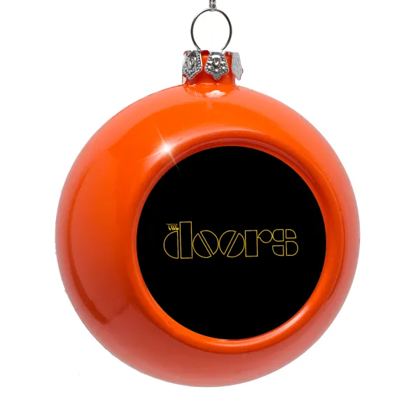 The Doors — Στολίδι Χριστουγεννιάτικη μπάλα δένδρου Πορτοκαλί 8cm