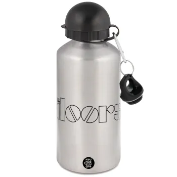 The Doors, Metallic water jug, Silver, aluminum 500ml