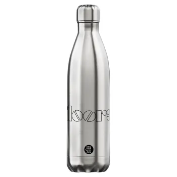 The Doors, Μεταλλικό παγούρι θερμός Inox (Stainless steel), διπλού τοιχώματος, 750ml