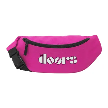 The Doors, Unisex waist bag (banana) in PINK color with 2 pockets