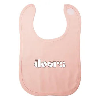 The Doors, Σαλιάρα με Σκρατς ΡΟΖ 100% Organic Cotton (0-18 months)