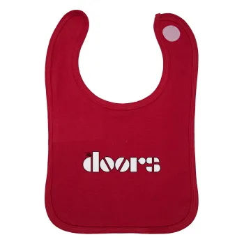 The Doors, Σαλιάρα με Σκρατς Κόκκινη 100% Organic Cotton (0-18 months)