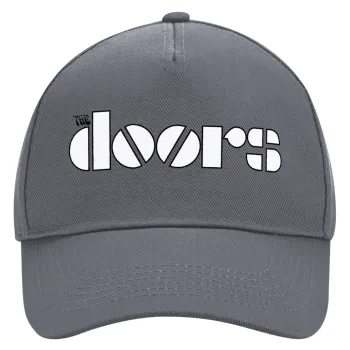 The Doors, Καπέλο Ενηλίκων Ultimate Γκρι, (100% ΒΑΜΒΑΚΕΡΟ DRILL, ΕΝΗΛΙΚΩΝ, UNISEX, ONE SIZE)