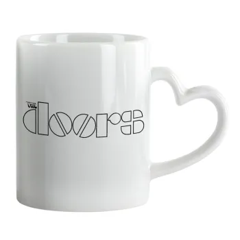 The Doors, Mug heart handle, ceramic, 330ml