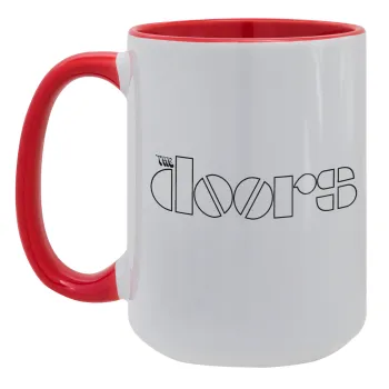 The Doors, Κούπα Mega 15oz, κεραμική Κόκκινη, 450ml