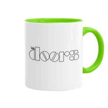 The Doors, Mug colored light green, ceramic, 330ml