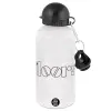 Metal water bottle, White, aluminum 500ml