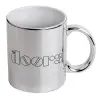 Mug ceramic, silver mirror, 330ml
