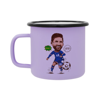Lionel Messi drawing, Κούπα Μεταλλική εμαγιέ ΜΑΤ Light Pastel Purple 360ml