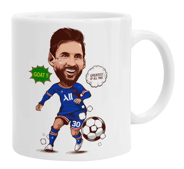 Lionel Messi drawing — Κούπα, κεραμική, 330ml