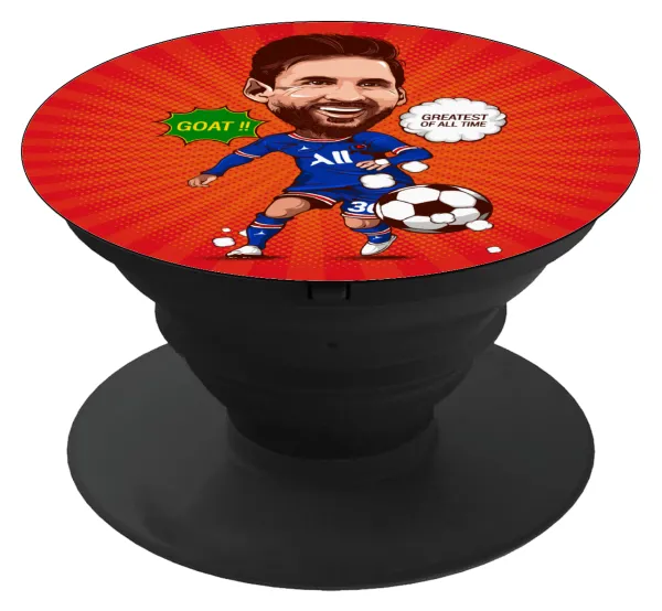Lionel Messi drawing — Phone Holders Stand  Μαύρο Βάση Στήριξης Κινητού στο Χέρι