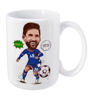 Lionel Messi drawing, Κούπα Mega, κεραμική, 450ml