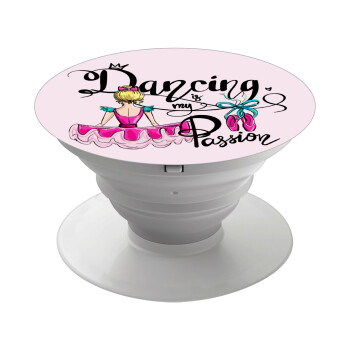 Dancing is my Passion, Phone Holders Stand  White Hand-held Mobile Phone Holder