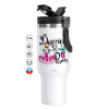 Mega Stainless steel Tumbler with lid, double wall 1,2L