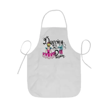 Dancing is my Passion, Ποδιά Σεφ ολόσωμη κοντή  Παιδική (44x62cm)