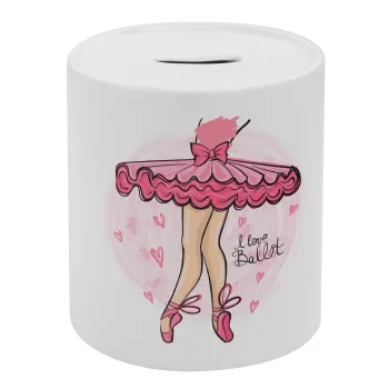 I Love Ballet, Κουμπαράς πορσελάνης με τάπα