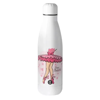 I Love Ballet, Μεταλλικό παγούρι θερμός (Stainless steel), 500ml
