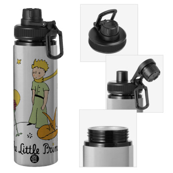 The Little prince classic, Metallic water bottle with safety cap, 850ml aluminum