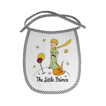 The Little prince classic, Σαλιάρα μωρού αλέκιαστη με κορδόνι Μαύρη