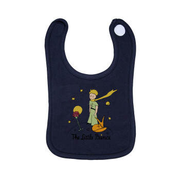 The Little prince classic, Σαλιάρα με Σκρατς 100% Organic Cotton Μπλε (0-18 months)