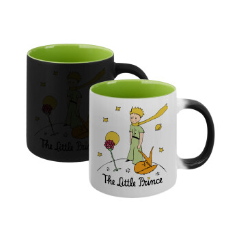 Ο μικρός πρίγκιπας classic, Κούπα Μαγική εσωτερικό πράσινο, κεραμική 330ml που αλλάζει χρώμα με το ζεστό ρόφημα