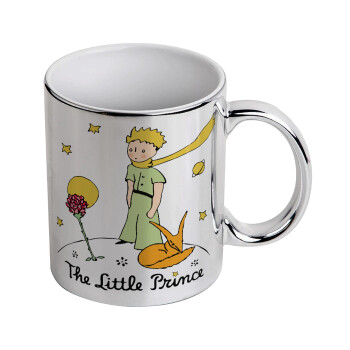 The Little prince classic, Mug ceramic, silver mirror, 330ml