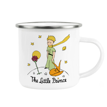 The Little prince classic, Metallic enamel cup white 360ml