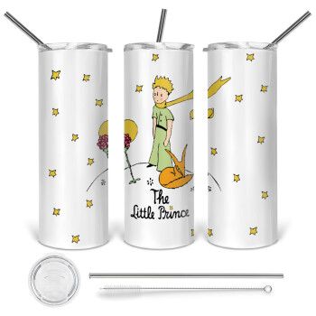 The Little prince classic, 360 Eco friendly stainless steel tumbler 600ml, with metal straw & cleaning brush