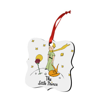 Ο μικρός πρίγκιπας classic, Στολίδι Χριστουγεννιάτικο στολίδι polygon ξύλινο 7.5cm