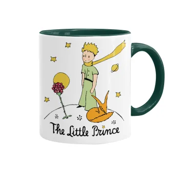 Ο μικρός πρίγκιπας classic, Κούπα χρωματιστή πράσινη, κεραμική, 330ml