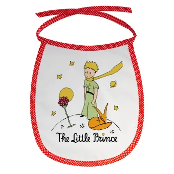 Ο μικρός πρίγκιπας classic, Σαλιάρα μωρού αλέκιαστη με κορδόνι Κόκκινη