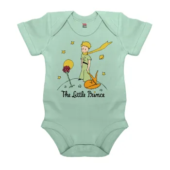 Ο μικρός πρίγκιπας classic, Βρεφικό φορμάκι μωρού, 0-18 μηνών, mint (Μέντα), 100% Organic Cotton, κοντομάνικο