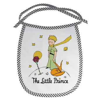 Ο μικρός πρίγκιπας classic, Σαλιάρα μωρού αλέκιαστη με κορδόνι Μαύρη